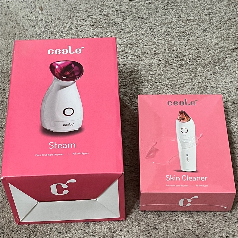 Ceale Steamer and Skin Cleaner Set